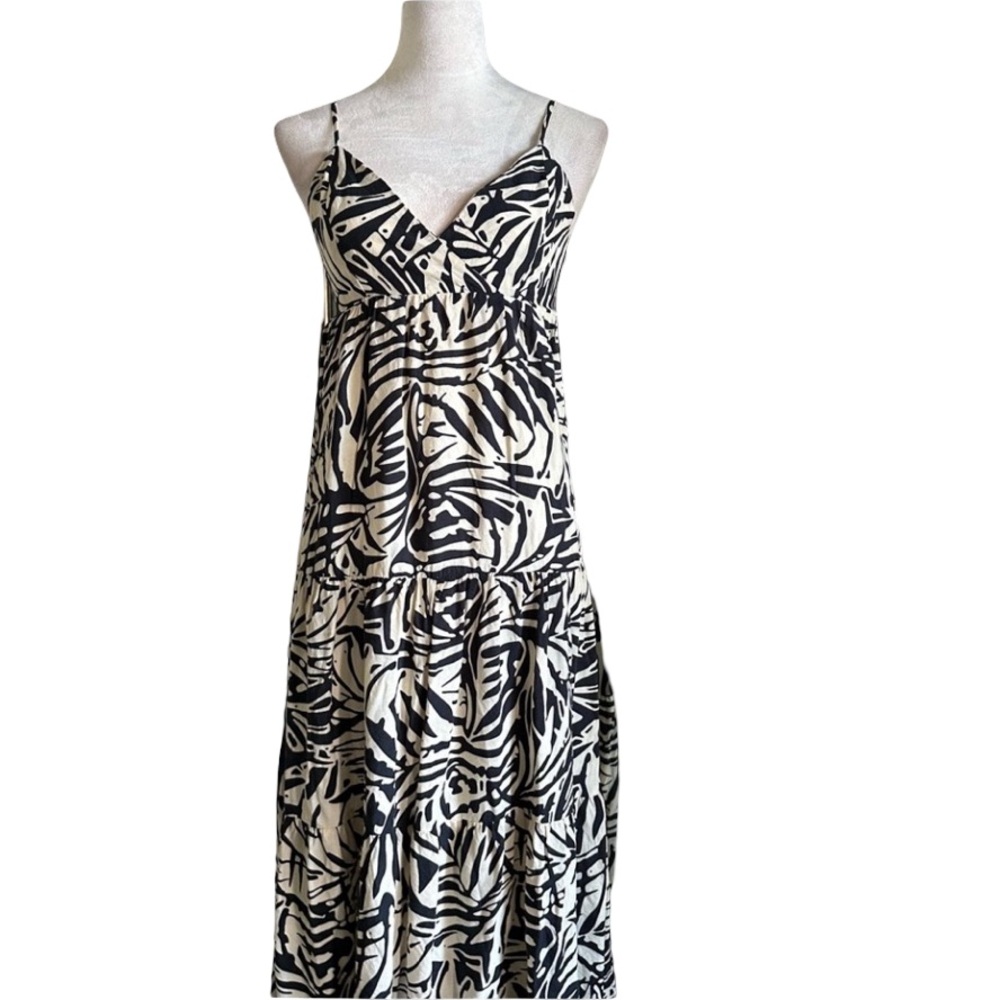 Patrons of Peace Black and White Maxi Dress